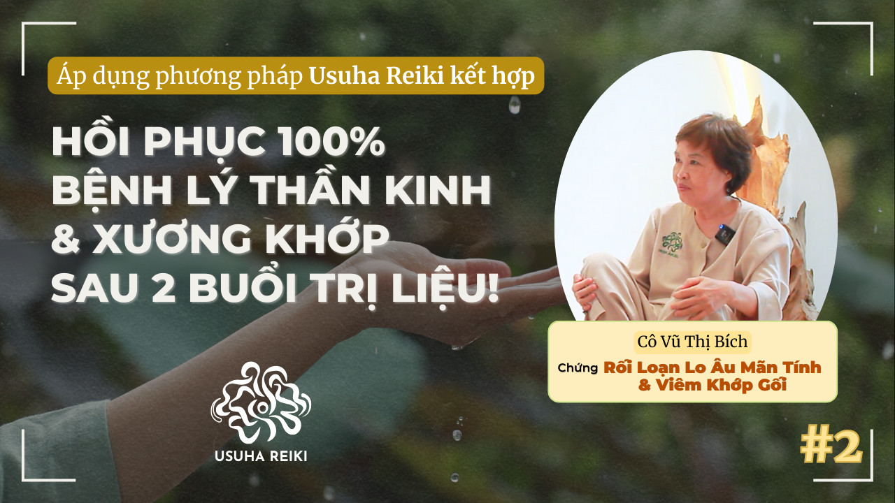 Hồi Phục Dứt Điểm Chứng Mất Ngủ - Rối Loạn Lo Âu & Đau Khớp Háng/Xương Chậu với Usuha Reiki Healing